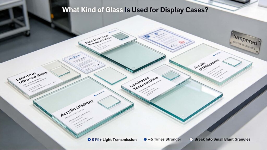 How to choose a custom hexagon glass showcase for your store?