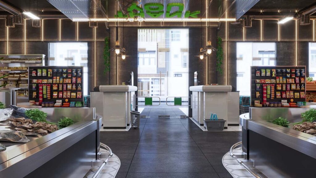 Urban Fresh Food Supermarket Interior & Fixture Case