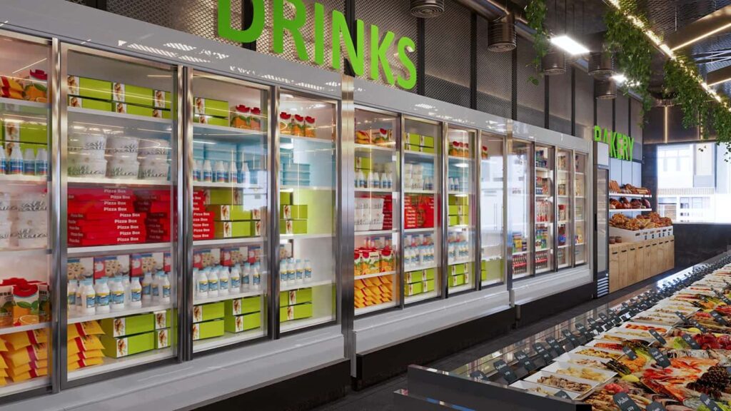 Custom Retail Display Counters for Grocery Store Renovation