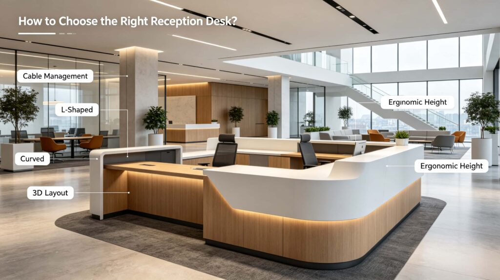 How to choose the right reception desk?