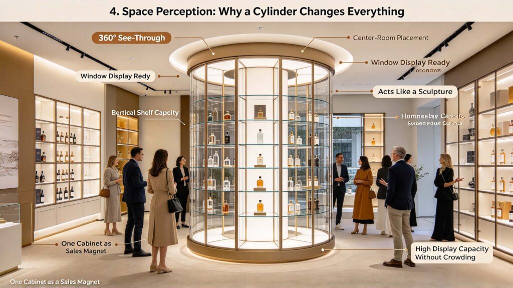 4️⃣ Space Perception: Why a Cylinder Changes Everything