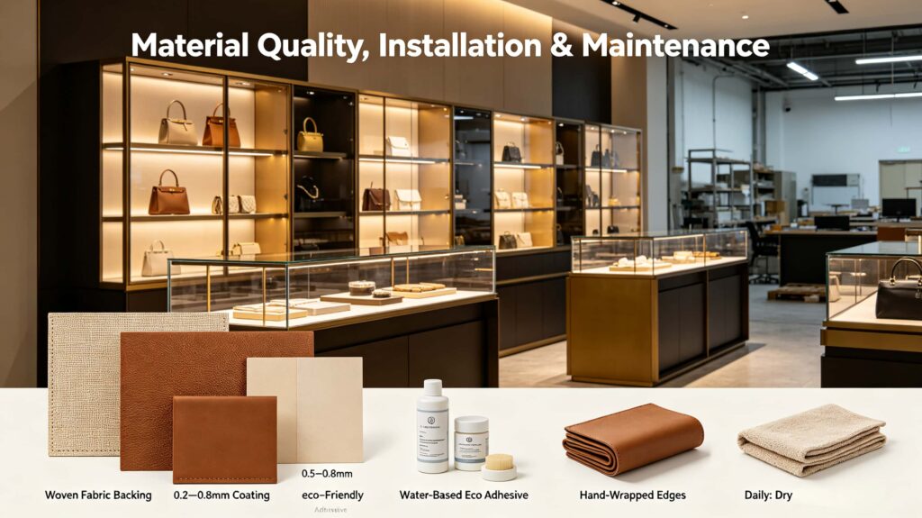 Material quality: what to look for in PU leather lining