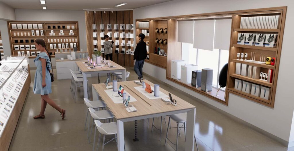 Why This Phone Store Design Feels So Welcoming