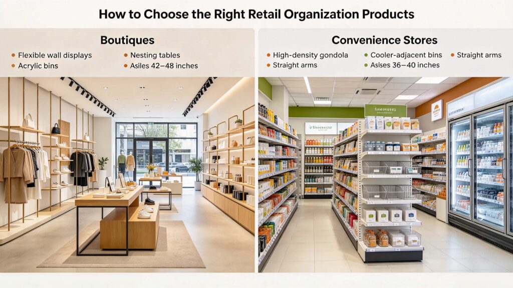 How to Choose the Right Retail Organization Products for Your Store?