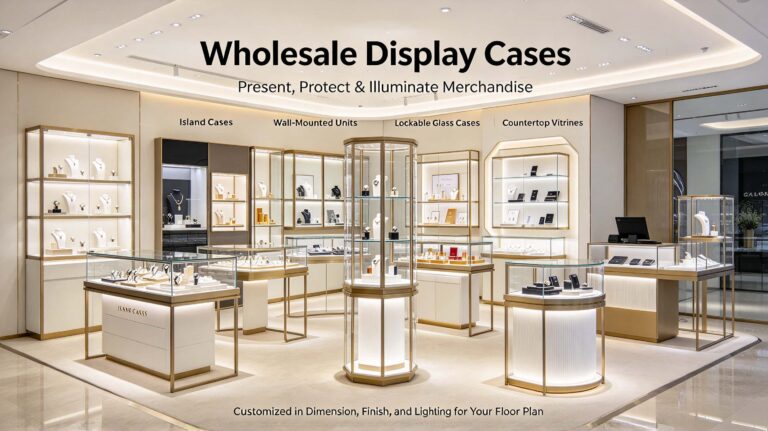Wholesale Display Cases: How to Attract High-Value Customers & Boost Retail Sales