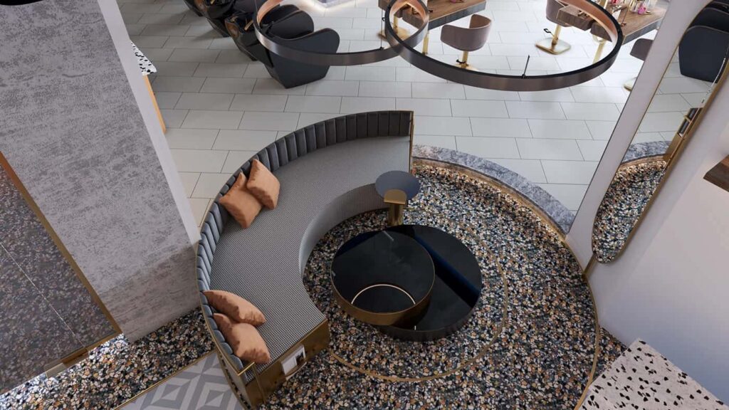 Reception & Retail Zone Design for Beauty Salons