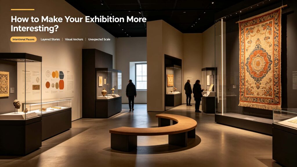 How can I make my exhibition more interesting?