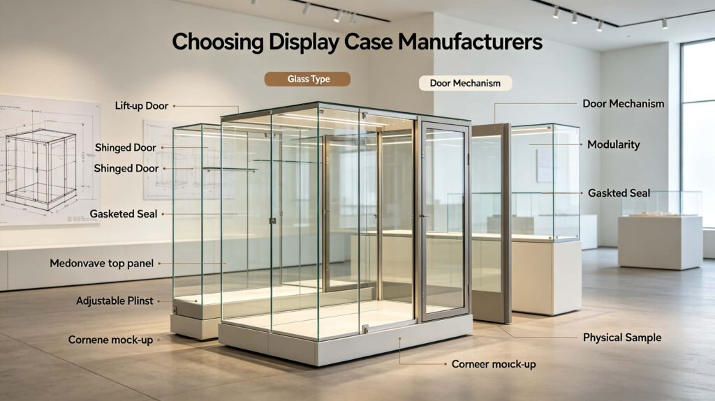 How to choose display case manufacturers for galleries