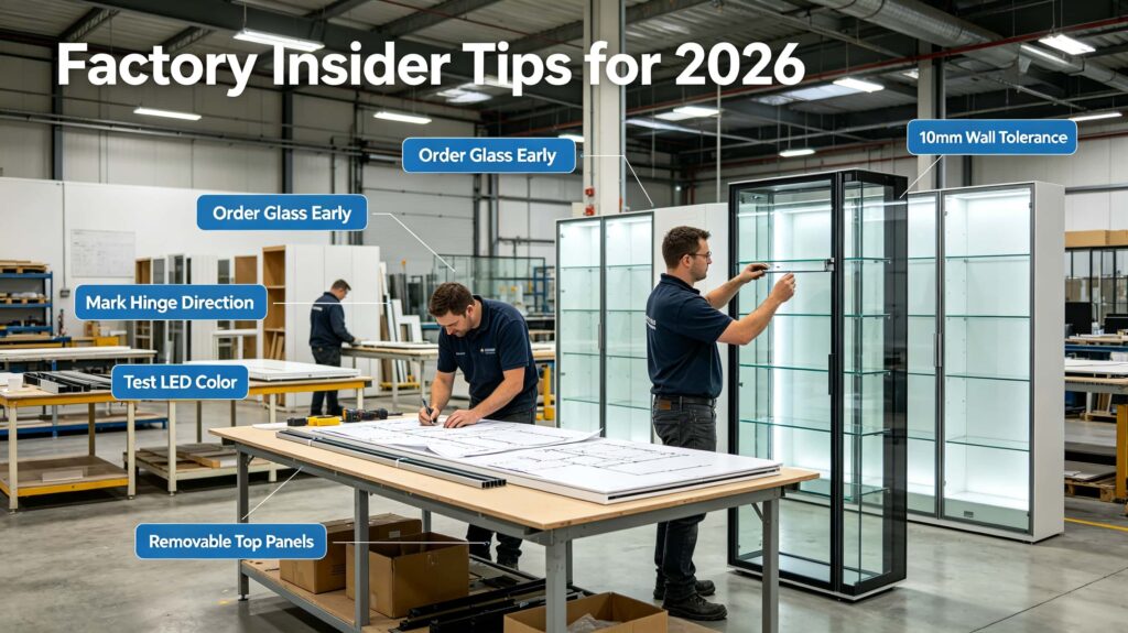 Factory insider tips for ordering custom display cases in 2026