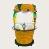 Giant corn‑cob shaped fiberglass mobile food vending cart, open‑top corn themed kiosk with glass counter, LED lights and wheels Lexio Display for fairgrounds and amusement park