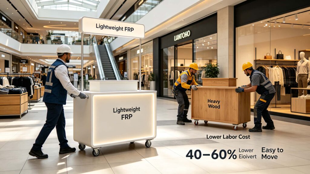 Durability: the shopping mall environment is harsher than you think.