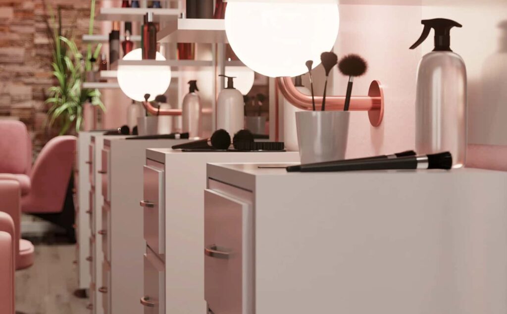 Modern Girly Hair & Makeup Studio Project