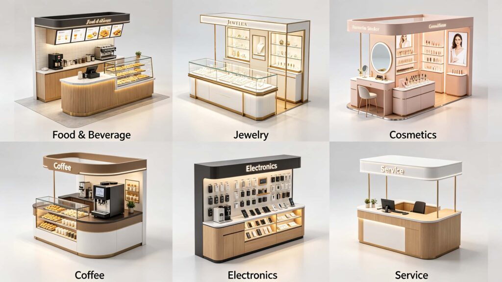 Common Types of Mall Kiosks