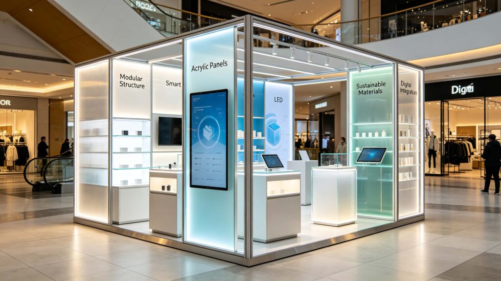 Mall Kiosk Design Trends 2026