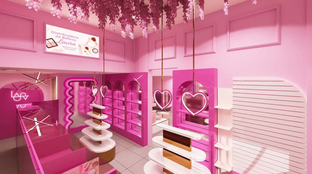 Retail Shop Interior Design Case & Custom Store Fixtures