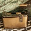 reception desk (2) Antique brass rounded luxury reception desk with marble top, metal hotel lobby front counter Lexio Display for high‑end commercial interior fit‑out