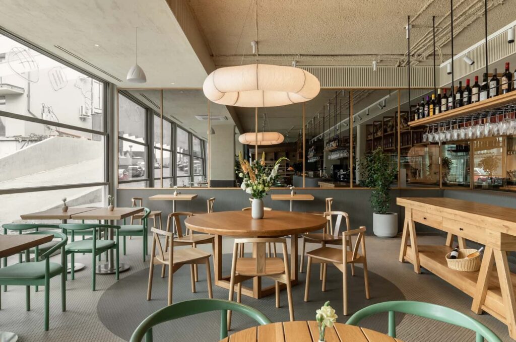 Custom Restaurant Bar & Bakery Display Cabinet Design Ideas for New Cafe