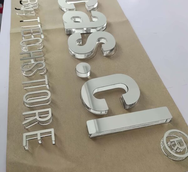 Custom Acrylic 3D Logo Sign (2) LED backlit acrylic 3D letters