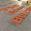 Custom Painted 3D Acrylic Letters Sign, Solid Matte Color Acrylic 3D Logo for Coffee Shop, Reception Wall Branding