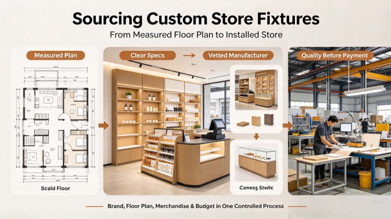 Sourcing custom store fixtures for your new shop
