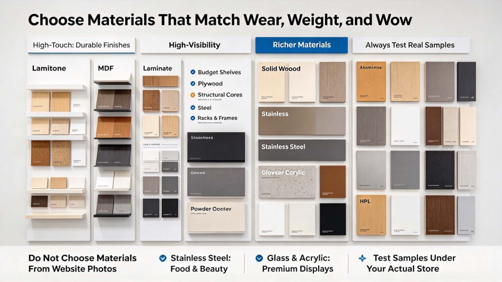 Choose Materials That Match Wear, Weight, and Wow