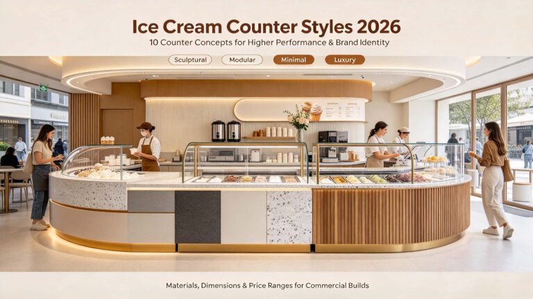 Top 10 Ice Cream Shop Counter Design Ideas Trending in 2026