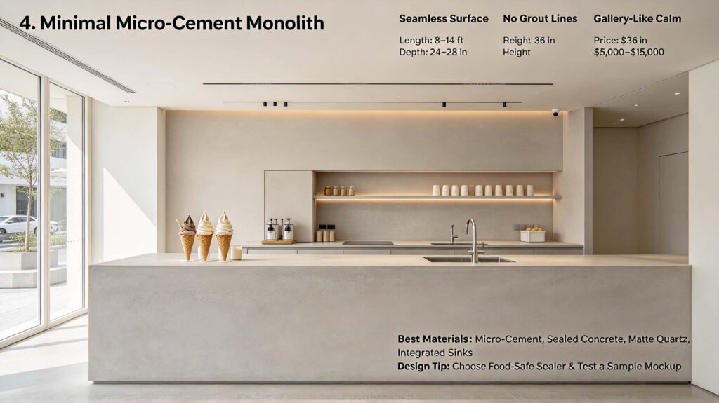 Minimal Micro-Cement Monolith