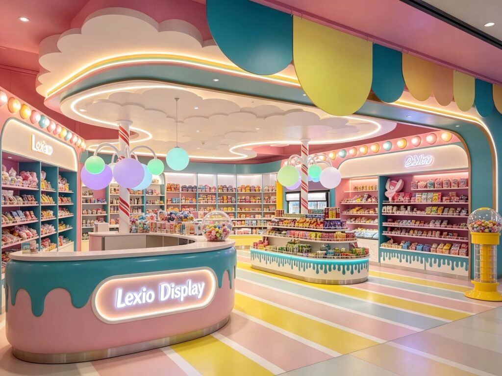 candy store design-Custom Display Counter