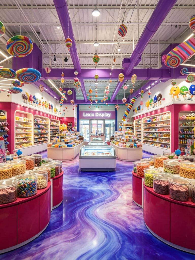 candy store-Layout & Décor: Creating an Immersive Experience