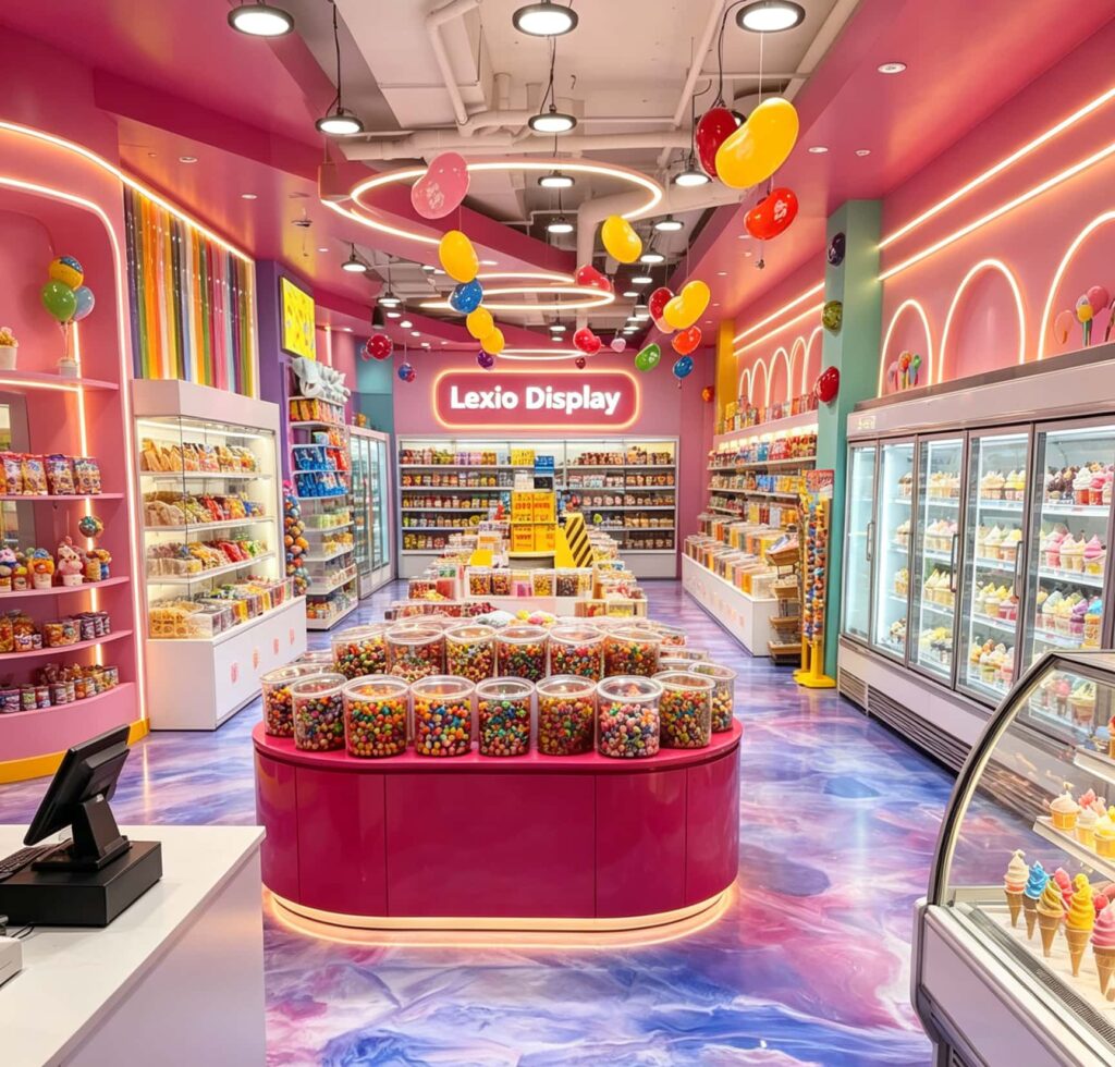Wall Shelving and Candy Categorization