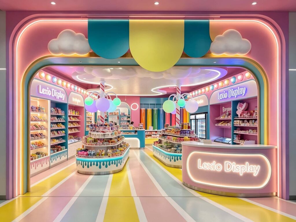 candy store design-Why Go Beyond the Standard Shelves?
