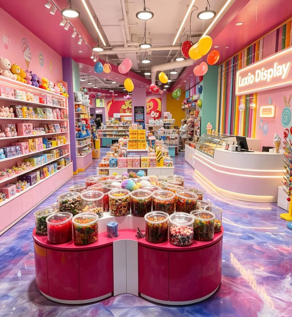 Centerpiece Island Displays: The Pink Powerhouses