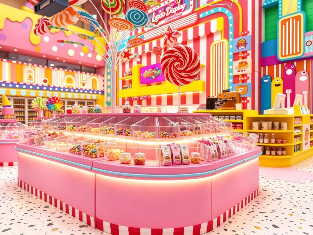 Material and Durability Guide for Your Candy Shop Fixtures