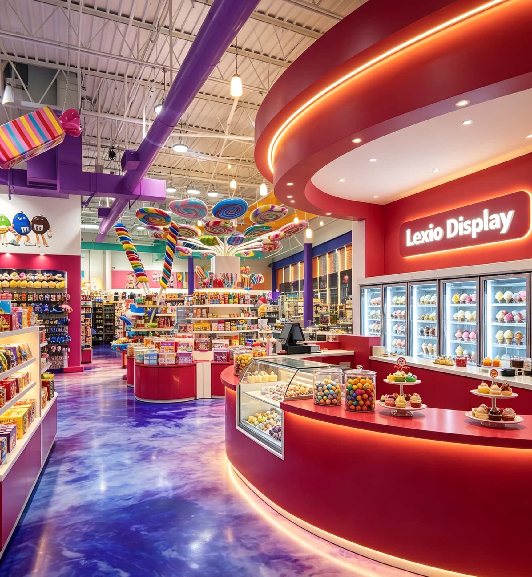 Elevate Your Store: Custom Island Displays & Candy Walls